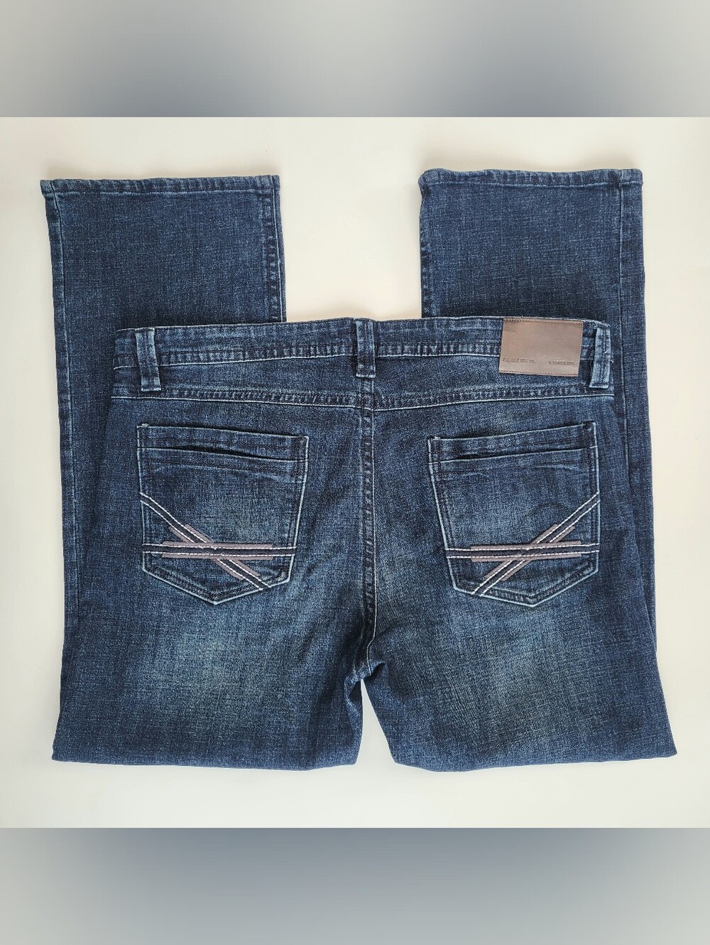 TK Axel Slim Boot Jeans Mens 40x32 (Fits 42" Waist) Stretch Denim